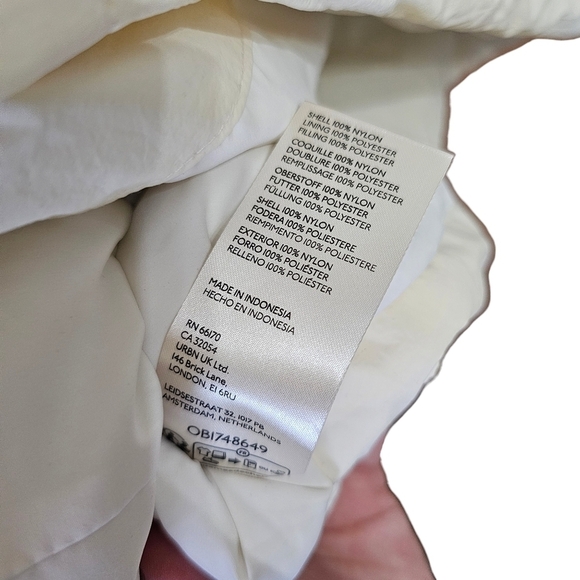 Free People Women's Cozy Cloud Puffer Jacket Ivory Size Small - Picture 10 of 11